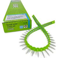 Ленточные саморезы PH2, 3.5x25 мм (цинк, ГКЛ-металл, 1000 шт) Essve 522325 картинка